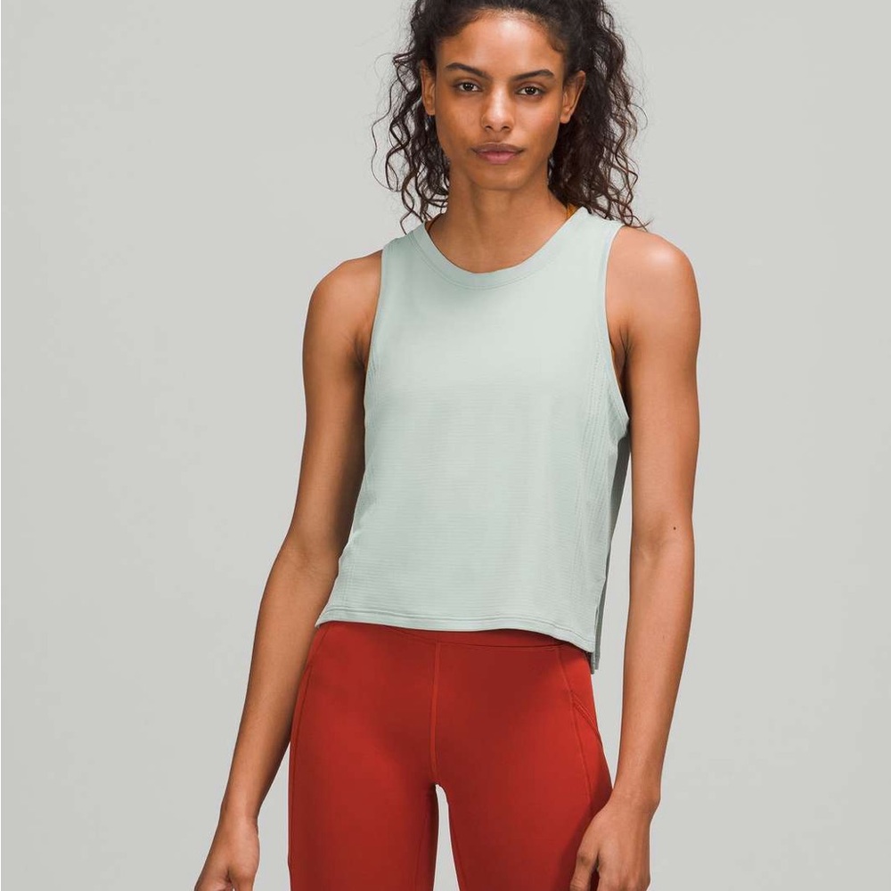 Lululemon Silver Blue Train to Be Tank Top